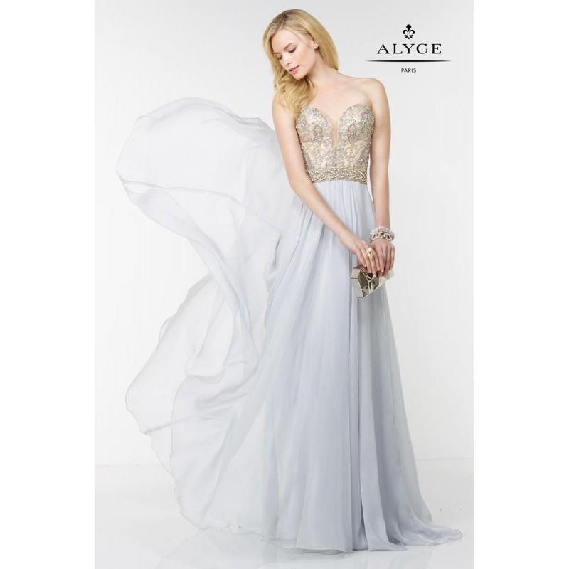 My Stuff, Silver Alyce Prom 6595 Alyce Paris Prom - Rich Your Wedding Day