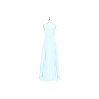 Mist Azazie Hayden - Floor Length Chiffon And Lace Illusion Sweetheart - Charming Bridesmaids Store