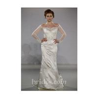 Matthew Christopher Couture - 2013 - Style 5013 Eleanor Silk Satin Trumpet Wedding Dress with Illusi