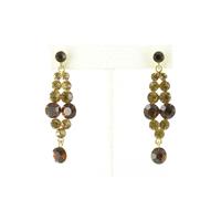 Helens Heart Earrings JE-X001928-G-Topaz Helen's Heart Earrings - Rich Your Wedding Day