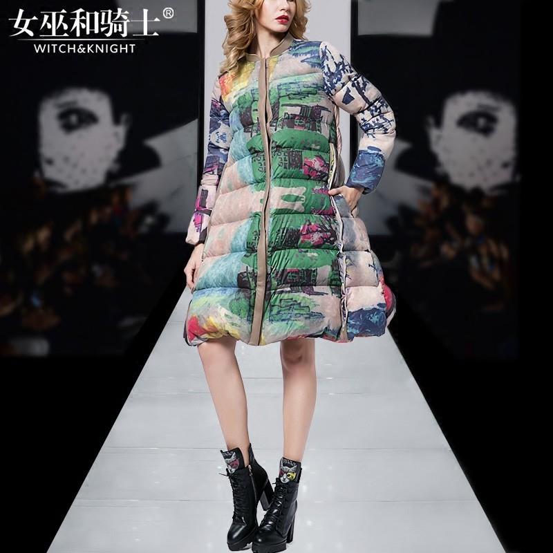 My Stuff, Printed Trail Dress White Coat Feather jacket - Bonny YZOZO Boutique Store