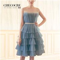 Split Front Pleated Curvy Tulle It Girl Spring Formal Wear Dress - Bonny YZOZO Boutique Store