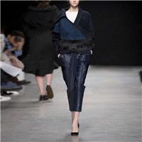 Vogue Capris Trendy Outfit Twinset Wool Coat Leather Pant - Bonny YZOZO Boutique Store