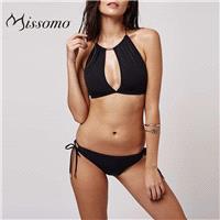 Favorite Beach sexy pierced bow tie around the neck bathing suits suit - Bonny YZOZO Boutique Store