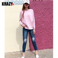 Boyfriend Embroidery Column Cotton Jeans - Bonny YZOZO Boutique Store