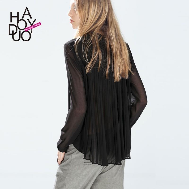 My Stuff, Sexy Ruffle Slimming Chiffon Blouse - Bonny YZOZO Boutique Store