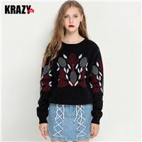 Elegant Vintage Art Casual Knitted Sweater Sweater - Bonny YZOZO Boutique Store