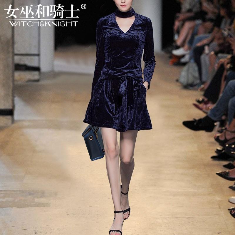 My Stuff, Vogue Attractive Trendy Velvet Outfit Twinset Skirt - Bonny YZOZO Boutique Store