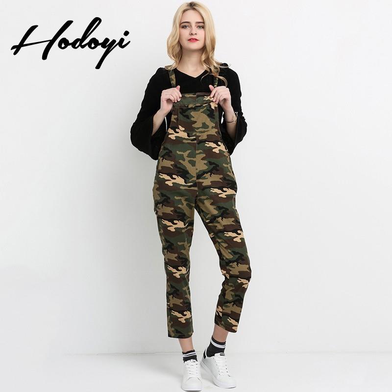 My Stuff, Vogue Army Metal Buckle Summer Jumpsuit - Bonny YZOZO Boutique Store