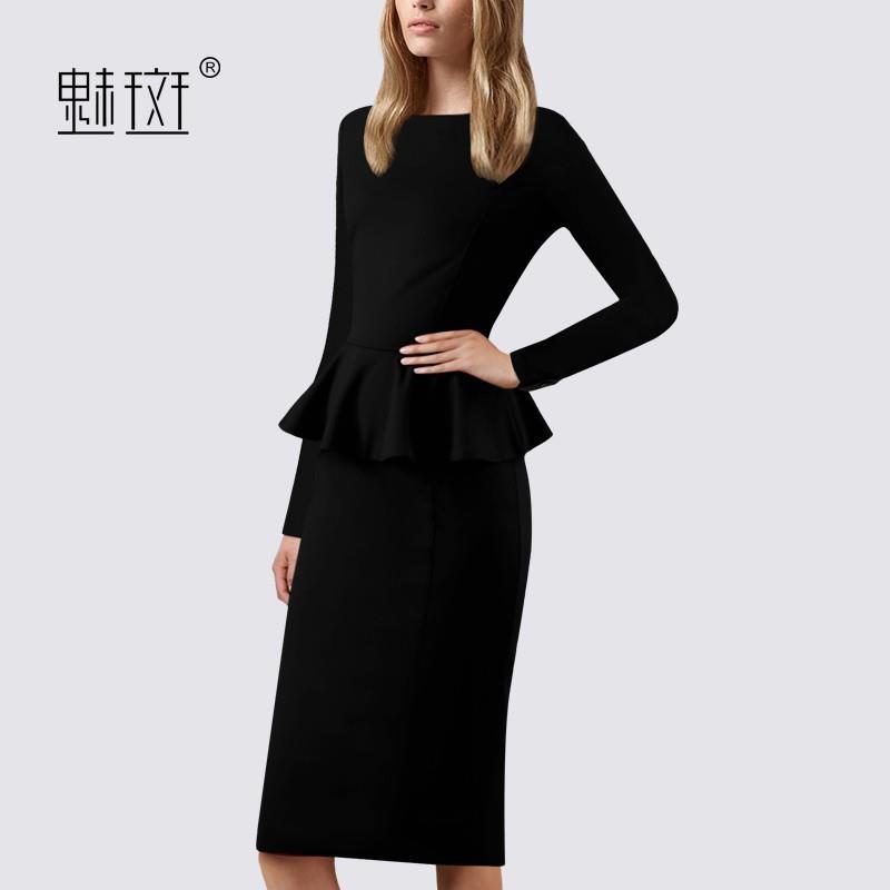 My Stuff, Office Wear Attractive Slimming 9/10 Sleeves Dress - Bonny YZOZO Boutique Store