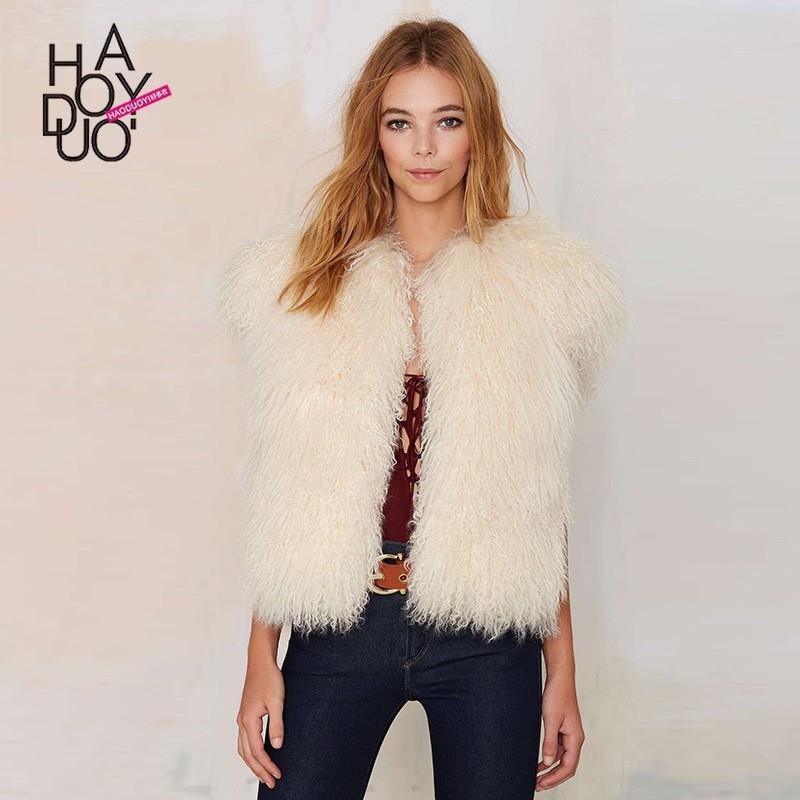 My Stuff, Must-have Vogue Sleeveless Summer Vest Overcoat Fur - Bonny YZOZO Boutique Store