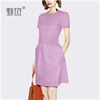 Vintage Attractive Split Front A-line Summer Short Sleeves Dress - Bonny YZOZO Boutique Store