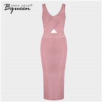 Fall 2017 new high-end women's solid color skirt high waist slim a bandage dress - Bonny YZOZO Bouti