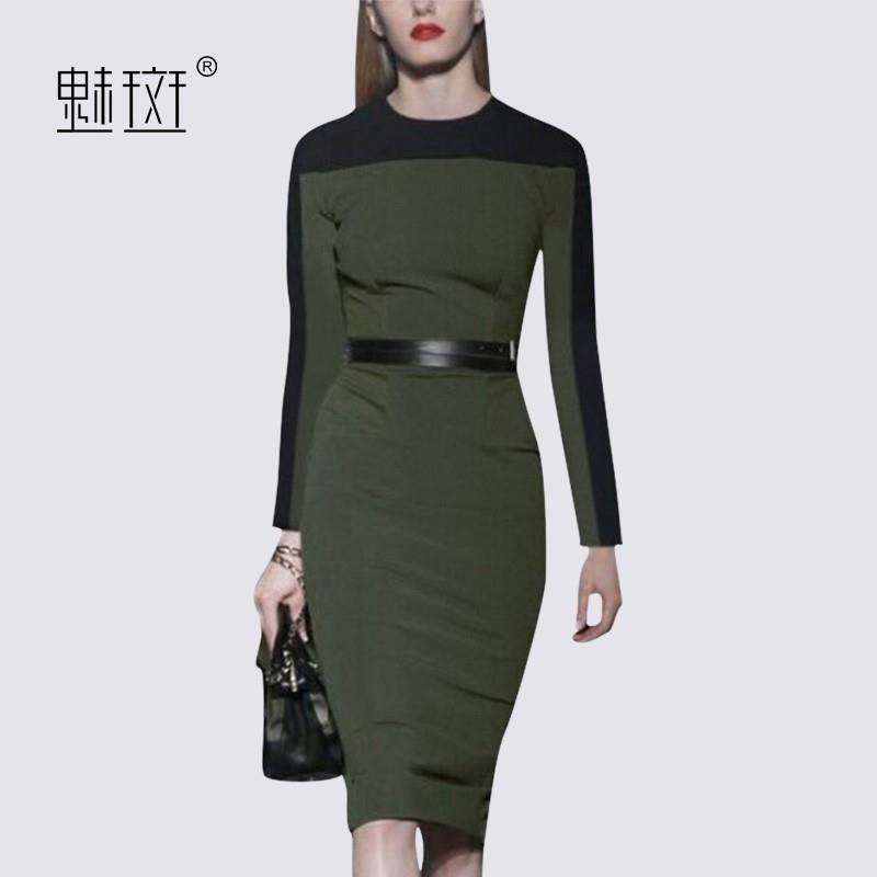 wedding, Attractive Solid Color Slimming It Girl 9/10 Sleeves Pencil Skirt Dress - Bonny YZOZO Bouti