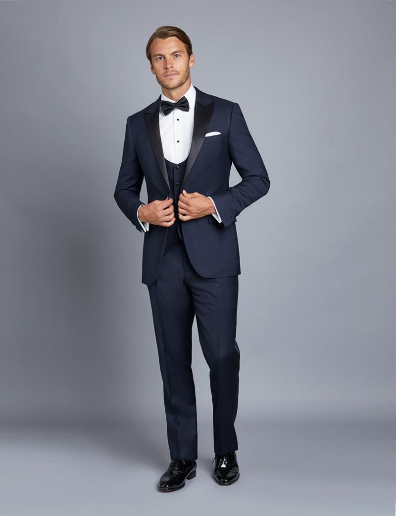 Alex Suit, Men's Navy Slim Fit Dinner JacketNavy, Plain, Slim Fit £209