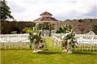 Wedding Venues. Outdoor Ceremony Space at County Arms.