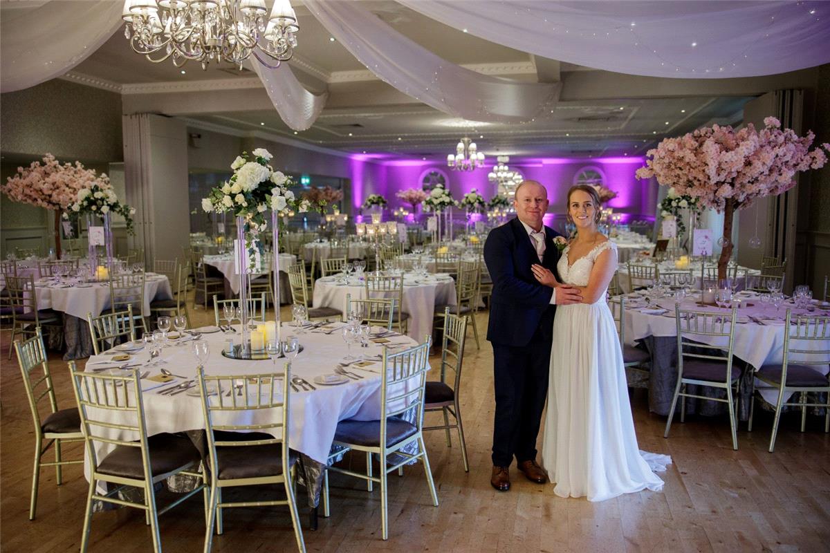 Ballroom, Wedding Reception at Moorpark Ballroom, County Arms, Birr.